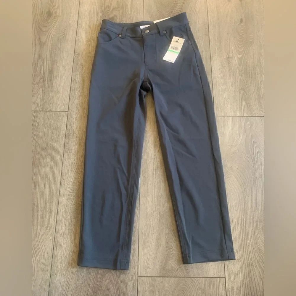 Calvin Klein 5 pocket stretch fabric slim fit pants